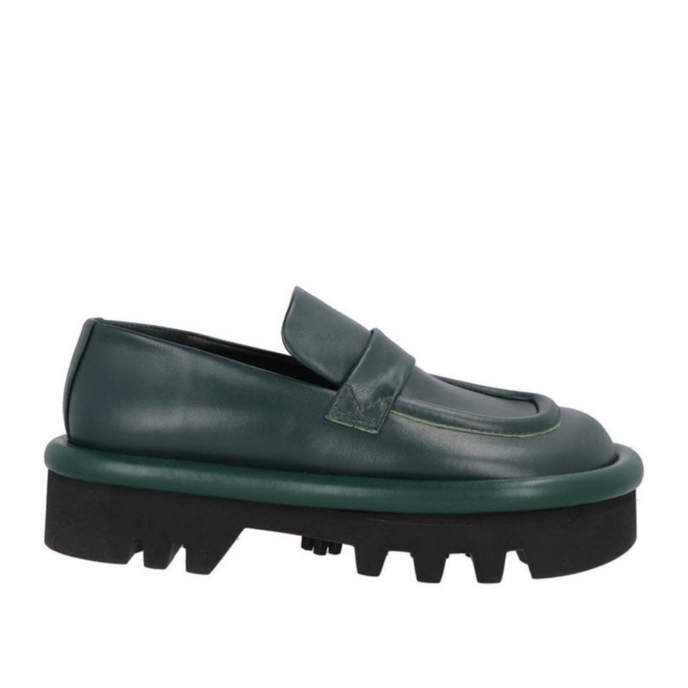 JW Anderson | Tresor Platform Loafers in Green NEW in Box